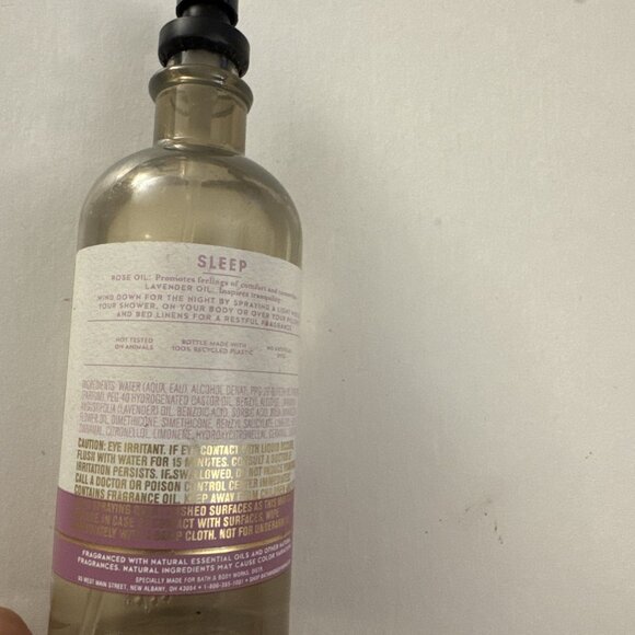 Bath & Body Works Aromatherapy Sleep Rose + Lavender Pillow & Body Mist CS4 - Picture 3 of 3